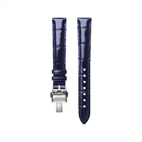 浪琴/Longines 亮蓝色 14.00 MM 鳄鱼皮 表带 L682164256