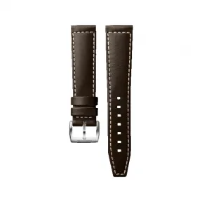 浪琴/Longines 半哑光棕色 19.00 MM 小牛皮 表带 L682166426