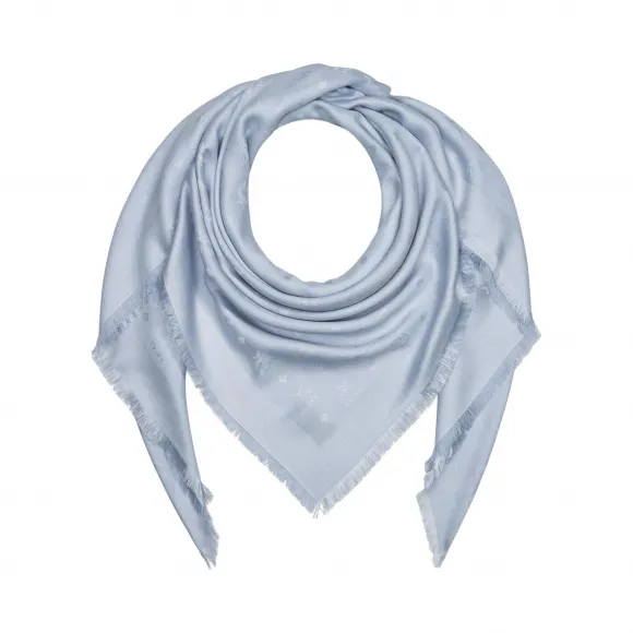 MCM 字母组合桑蚕丝及羊毛提花围巾 MEF9SMM01FB001