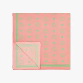 MCM 彩色 Splash Monogram 印花头巾围巾 MEFCSSX06QV001