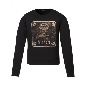 MCM 女士黄铜铭牌运动衫 MFA8AMM08BK00L