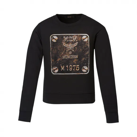 MCM 女士黄铜铭牌运动衫 MFA8AMM08BK00L