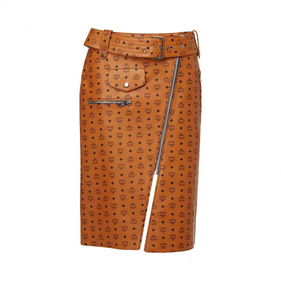 MCM 女士皮裙 MFK8SMM64CO00L