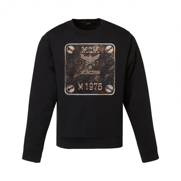 MCM 男士黄铜铭牌运动衫 MHA8AMM07BK00M
