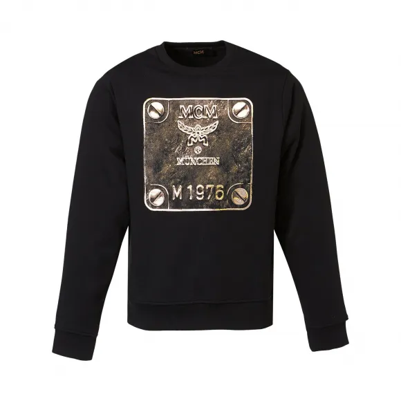 MCM 男士黄铜铭牌运动衫 MHA8AMM07BK3XL