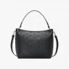 MCM Clara Monogram 皮革流浪包 MWHAAKM03BK001