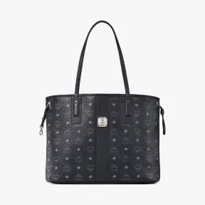 MCM Reversible Liz Shopper in Visetos MWP7AVI22BK001