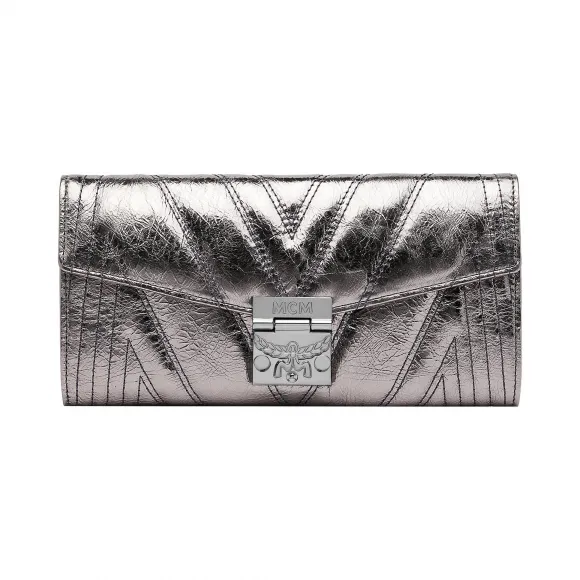 MCM Patricia金属质感斜挎钱包 MYL8APA61SB001