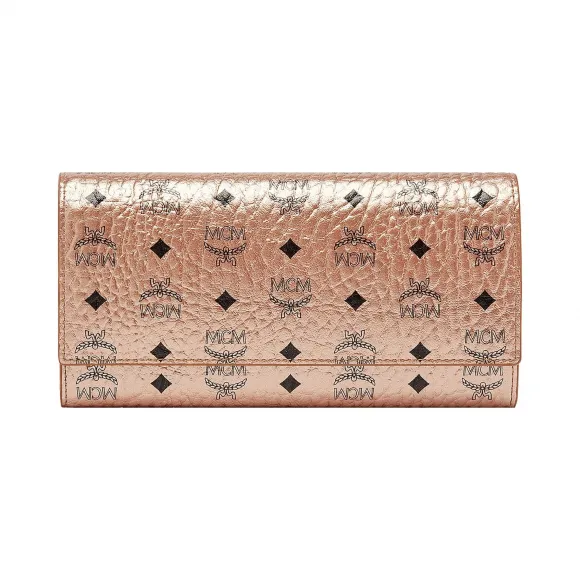 MCM Three Fold Wallet in Visetos Original MYL8AVI48TC001