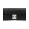MCM Patricia 粒面两折皮革钱包 MYL8SPA41BK001