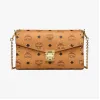 MCM Millie Visetos 翻盖式带铆钉轮廓斜背包 MYZ9SME26CO001