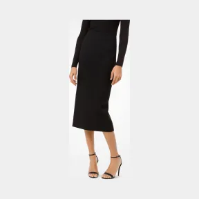 迈克高仕/Michael Kors 双层绉纱-Sabl铅笔裙 110AKM019-0001