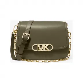 迈克高仕/Michael Kors Parker 中号皮质信封包 女士 橄榄绿 信封包 30F2G7PC5L333