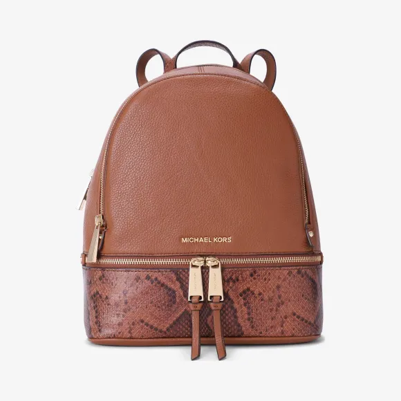 迈克高仕/Michael Kors 女士 Reah Zip 中号皮质拉链双肩包 30F8GEZB2L230