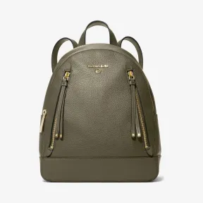 迈克高仕/Michael Kors Brooklyn 中号荔枝纹皮革背包 30H1GBNB2L-0310