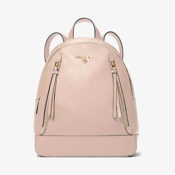 迈克高仕/Michael Kors Brooklyn 中号荔枝纹皮革背包 30H1GBNB2L-1663
