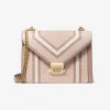 迈克高仕/Michael Kors Whitney 大号拼接单肩包 30H8GWHL3B641