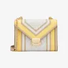 迈克高仕/Michael Kors Whitney 大号老花拼色单肩包 30H8GWHL3B733
