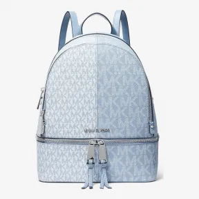 迈克高仕/Michael Kors RHEA 拉链背包中号-MK 签名 30S2SEZB8B9125