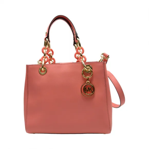 迈克高仕/Michael Kors 粉红色 皮革  手提包 30S5GCYS1L665