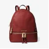 迈克高仕/Michael Kors 女士 Rhea Zip 中号皮质双肩包 30S5GEZB1L626