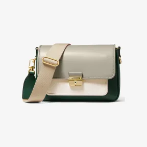 迈克高仕/Michael Kors Bradshaw 中号拼色皮质信封包 30T1G2BM2L344