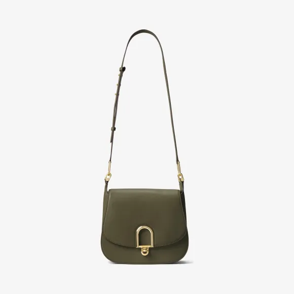 迈克高仕/Michael Kors Delfina 大号皮质马鞍包 30T7GDZM3L333