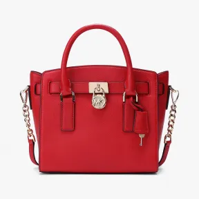 迈克高仕/Michael Kors Hamilton 小号皮质手提包 30T7GHMS1L204