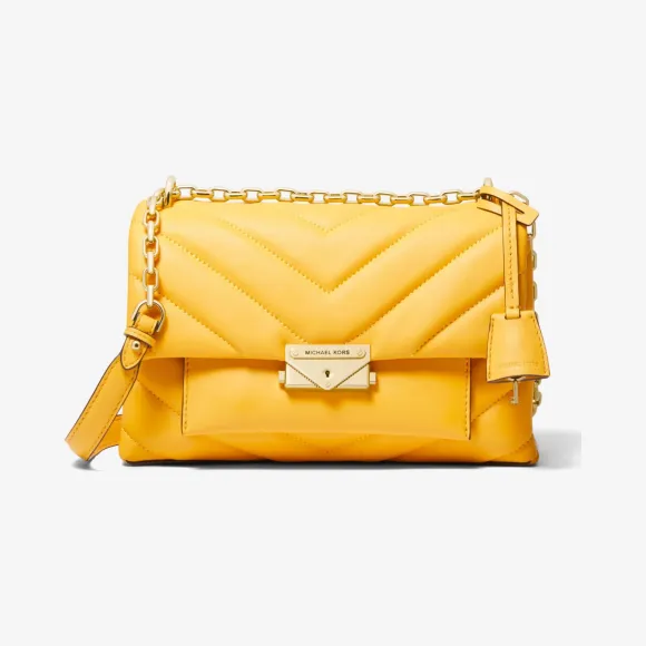 迈克高仕/Michael Kors 女士 Cece 中号绗缝皮质单肩包 30T9G0EL8L719
