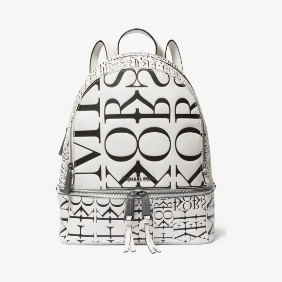 迈克高仕/Michael Kors Rhea Zip 中号皮质双肩包 30T9UEZB2Y089