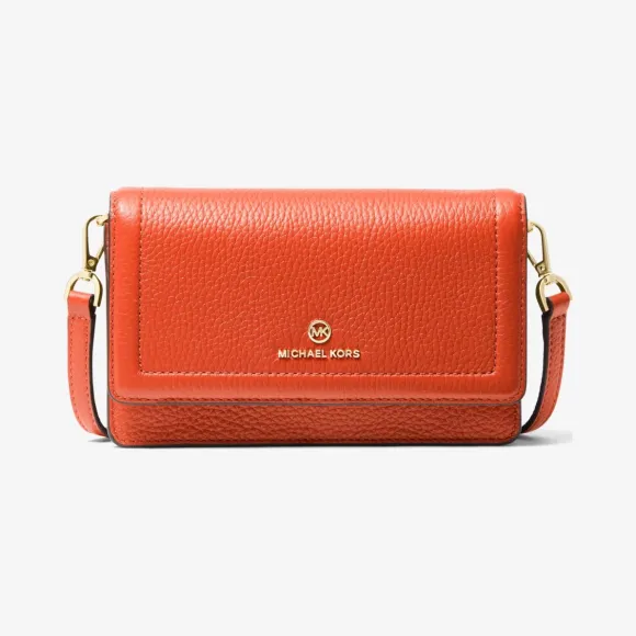 迈克高仕/Michael Kors Jet Set 小号粒面皮革智能手机可转换斜挎包 32S1GT9C5L-0804