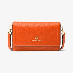 迈克高仕/Michael Kors Jet Set 小号粒面皮革智能手机可转换斜挎包 32S1GT9C5L-0811