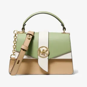 迈克高仕/Michael Kors Greenwich 超小号拼色 Saffiano 皮革挎包 32S2GGRC0L-8877