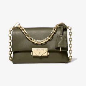 迈克高仕/Michael Kors Cece 超小号链条皮质斜挎包 32S9G0EC0L333