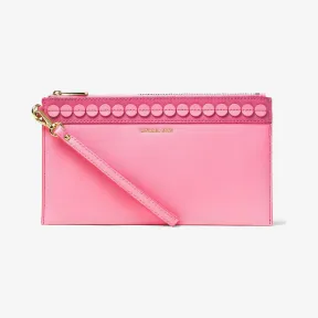 迈克高仕/Michael Kors Jet Set Travel 皮质手拿包 32T6GA4W3U626