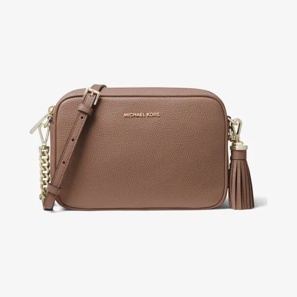 迈克高仕/Michael Kors Ginny 中号荔枝纹皮革斜挎包 32T8TF5M2L-2712