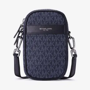迈克高仕/Michael Kors 男士 Greyson 老花斜挎手机包 33F9LGYM1B502