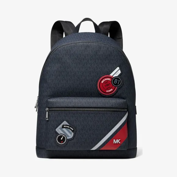 迈克高仕/Michael Kors Jet Set Mens 贴饰双肩包 33S9LMNB3R444