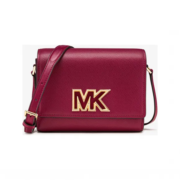 迈克高仕/Michael Kors Mimi 小号皮质信封包  桑椹红 信封包 35T2G8IM1L691