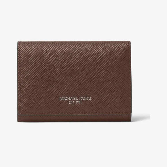 迈克高仕/Michael Kors Harrison 十字纹皮质卡夹 39F5LHRD8L203