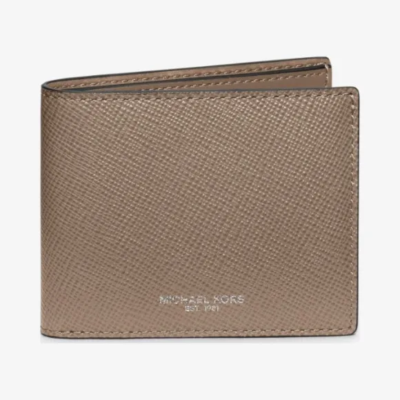 迈克高仕/Michael Kors Harrison Crossgrain 皮革修身双折钱包 39F5LHRF5L-0277