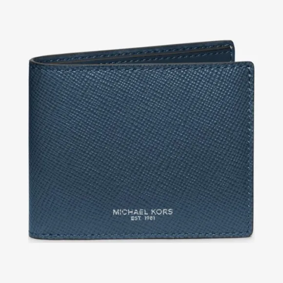 迈克高仕/Michael Kors Harrison Crossgrain 皮革修身双折钱包 39F5LHRF5L-1758