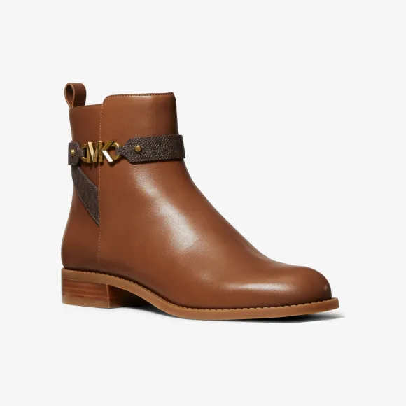 迈克高仕/Michael KorsFarrah 平底皮质短靴 40F1FHFE6L230