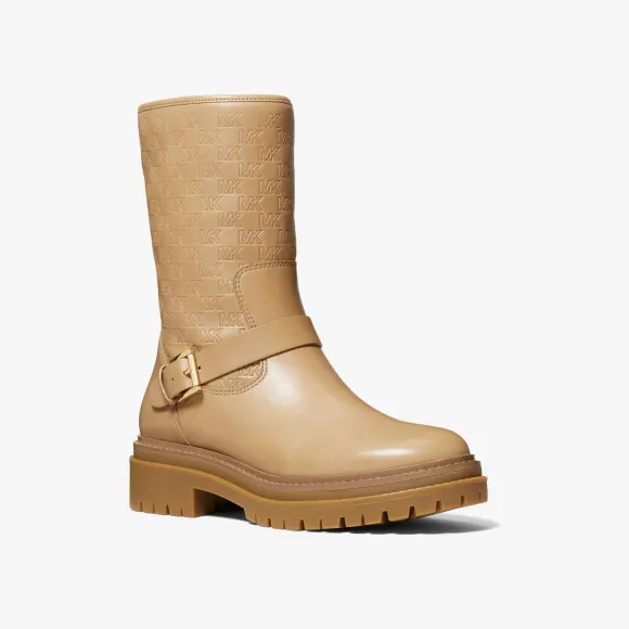 迈克高仕/Michael KorsLayton 平底皮质短靴 40F1LTFE5L222