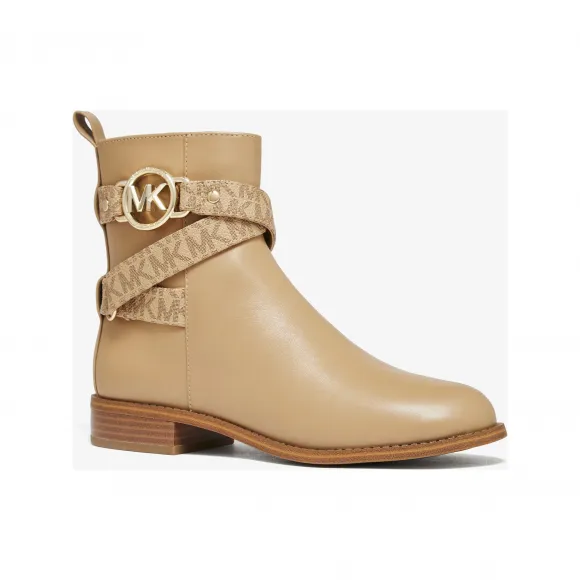 迈克高仕/Michael Kors Rory 休闲绑带马丁靴 女士 驼色 中筒靴 40F2ROFE9L222