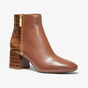 迈克高仕/Michael Kors 女士 Alane 中跟皮质短靴 40F9ALME8L219