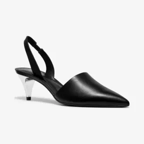 迈克高仕/Michael Kors Alba 尖头皮质低跟鞋 40S9ALMG1L001