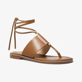 迈克高仕/Michael Kors Marlon 系带设计皮质凉鞋 40T9MAFA1L203