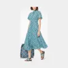 迈克高仕/Michael Kors Windowpane Crushed 双绉衬衫裙 447ZKM120A-0405
