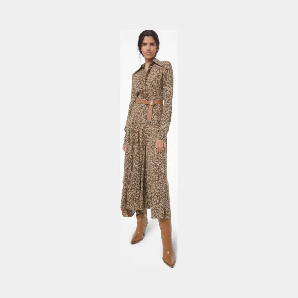 迈克高仕/Michael Kors 花卉佩斯利真丝乔其纱衬衫裙 449PKR104A-0230